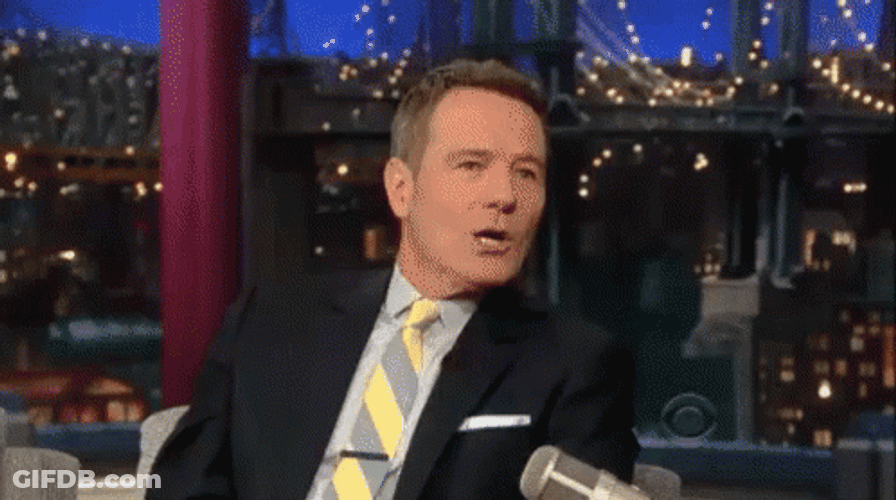Bryan Cranston Speechless In Tv Guesting GIF
