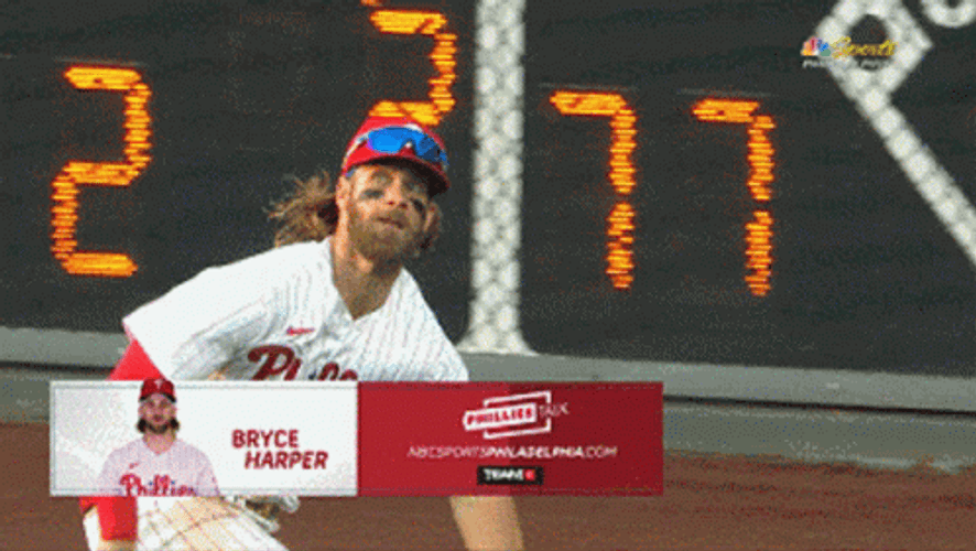 Bryce Harper Baseball Catch GIF