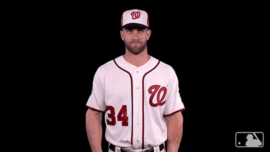 Bryce Harper Phillies No GIF