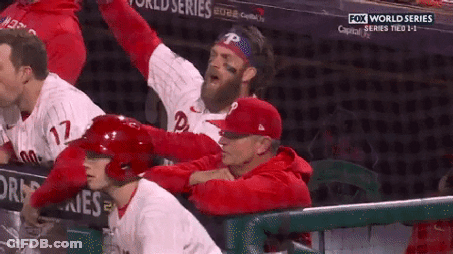 Bryce Harper Proud Cheer GIF