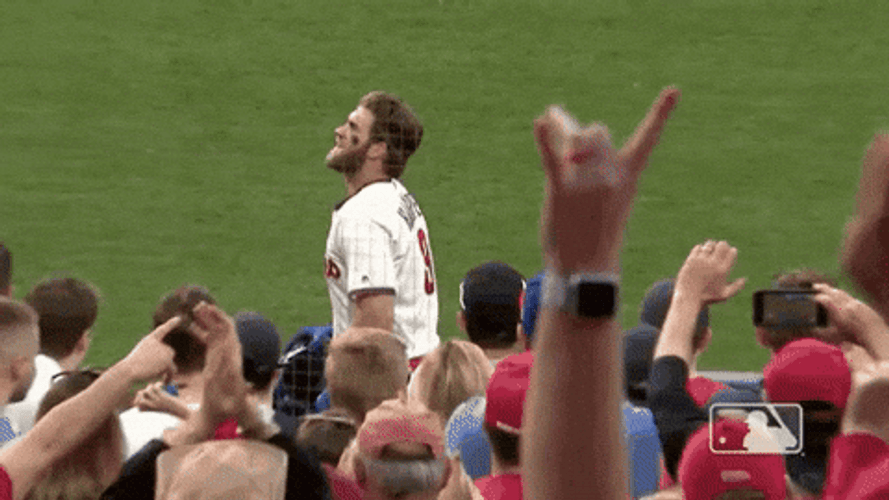 Bryce Harper Winning Moment GIF