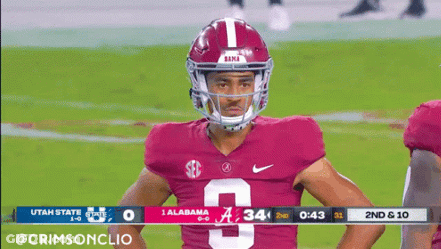 Bryce Young Gives Thumbs Up GIF
