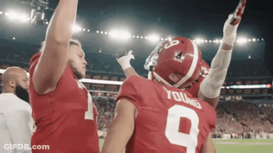 Bryce Young Head Patting GIF