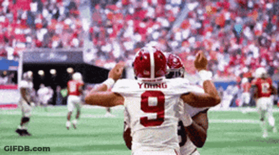 Bryce Young Number Nine GIF