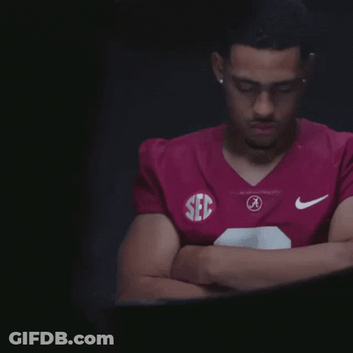 Bryce Young Reflecting For The Game GIF