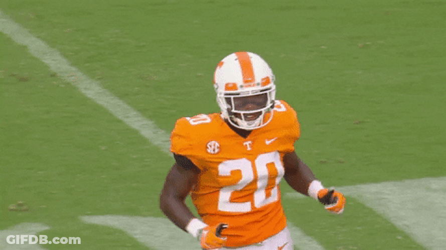 Bryson Eason Rocky Top Player Making Fans Cheer GIF