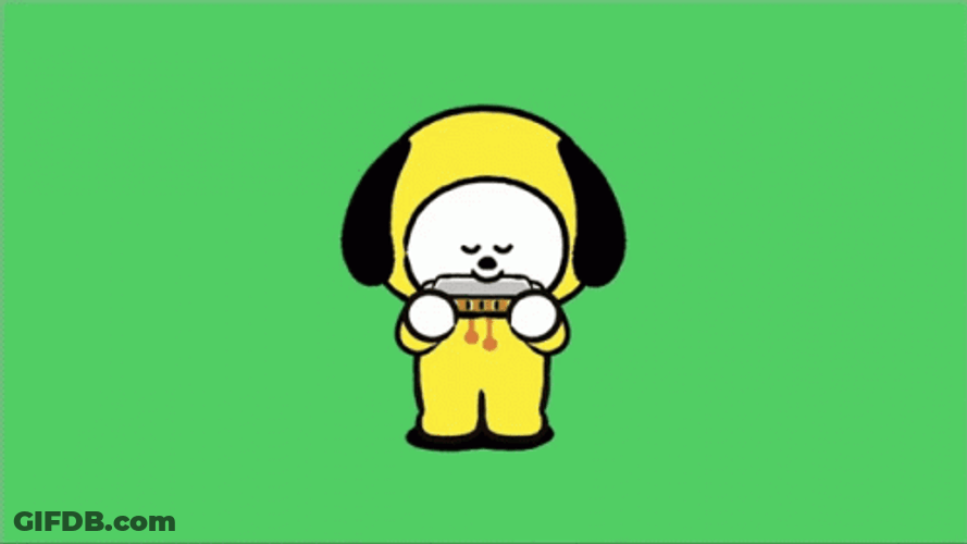 BT21 Band Jamming With Various Instruments GIF