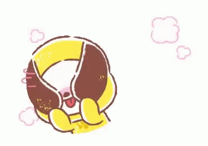 BT21 Chimmy Playing Joyfully GIF