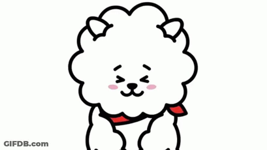BT21 RJ Saying OK GIF