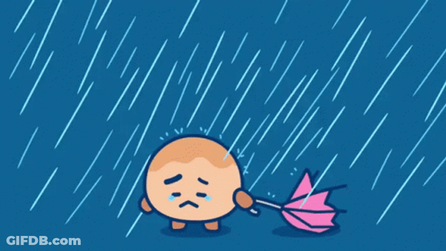 BT21 Shooky Braving The Storm GIF