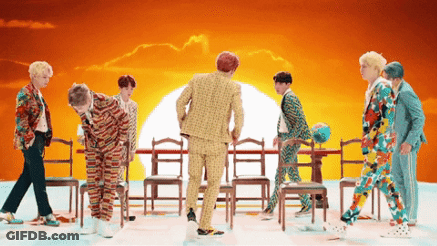 Bts Boy Group Sitting GIF