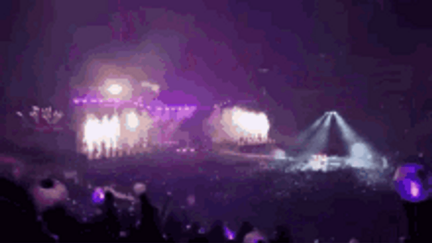 BTS Concert Purple Fireworks GIF