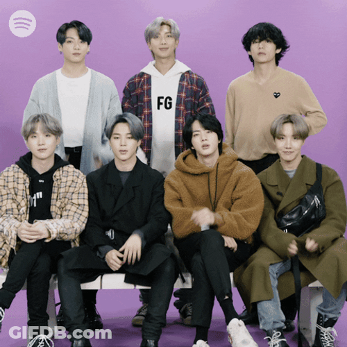 Bts Group Approving GIF