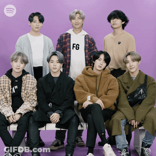 Bts Group Heart Sign GIF