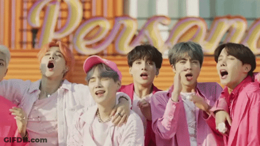 Bts Group Shouting GIF