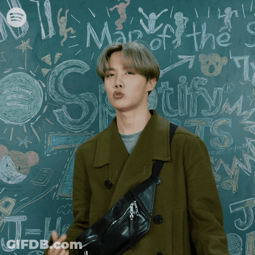 BTS Jhope Finger Heart GIF