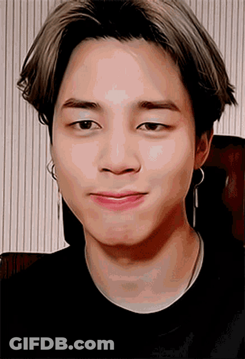BTS Jimin Cute Eye Smile Hmm GIF