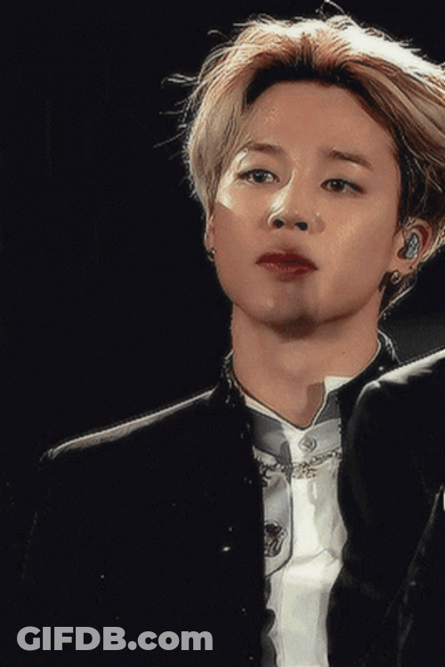 BTS Jimin Focus Serious Face GIF