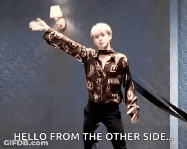 Bts Jimin Hello From The Other Side GIF