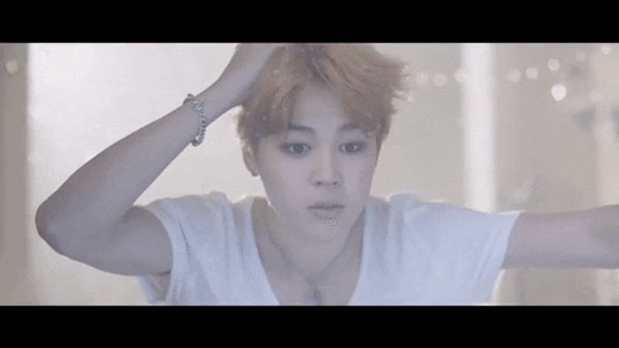 BTS Jimin In White Shirt GIF