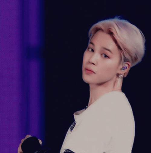 BTS Jimin Mochi Finger Heart GIF