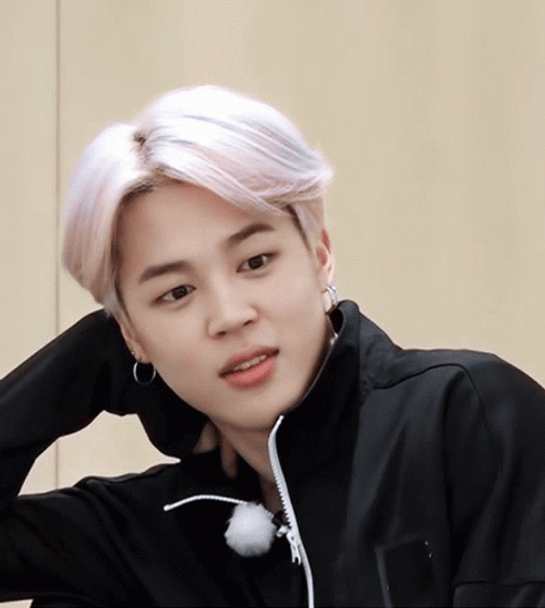 BTS Jimin Mochi Shy Laughing GIF