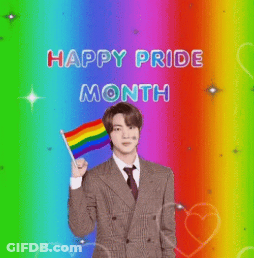 Bts Jin Happy Pride Month GIF