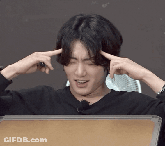 Bts Jungkook Brainstorming GIF