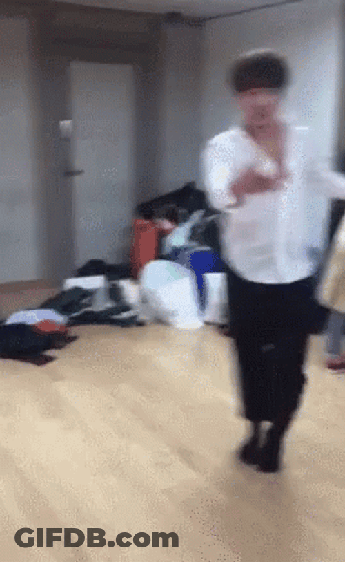 BTS Jungkook Crazy Dancing In A Room GIF