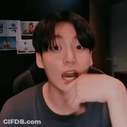 BTS Jungkook Cute Gasp GIF