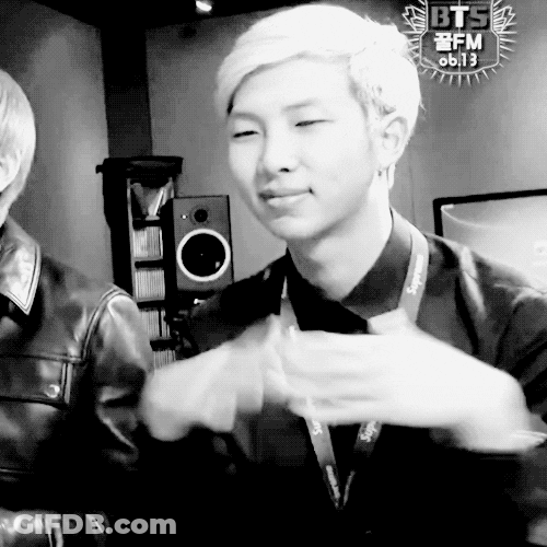 Bts Kim Namjoon Clapping GIF