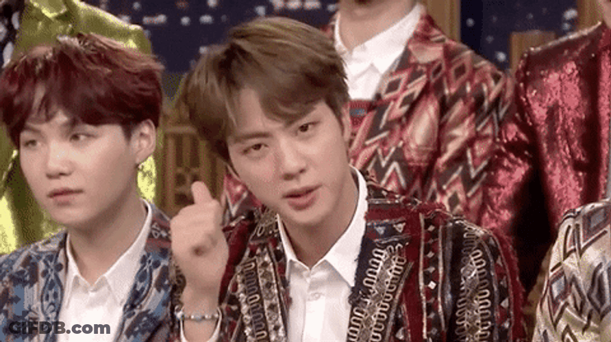 Bts Kim Seok-Jin Approving GIF