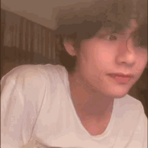 BTS Kim Tae Hyung Hello There GIF