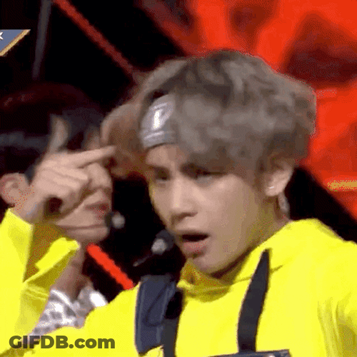 Bts Kim Tae-Hyung Vibing GIF