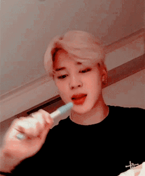 BTS Park Jimin Writing GIF