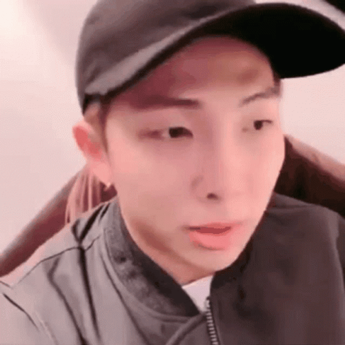 BTS Rapmonster Facepalm Meme GIF