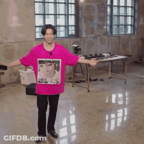 BTS Run Jimin Funny Dance GIF