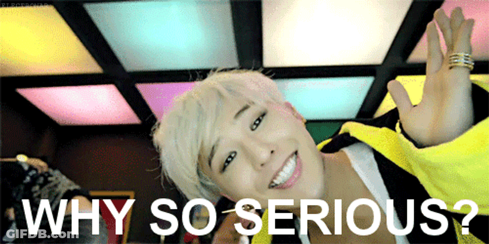 BTS Singing Why So Serious GIF