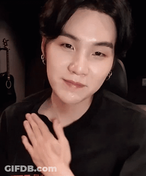 BTS Suga Yoongi Smile GIF