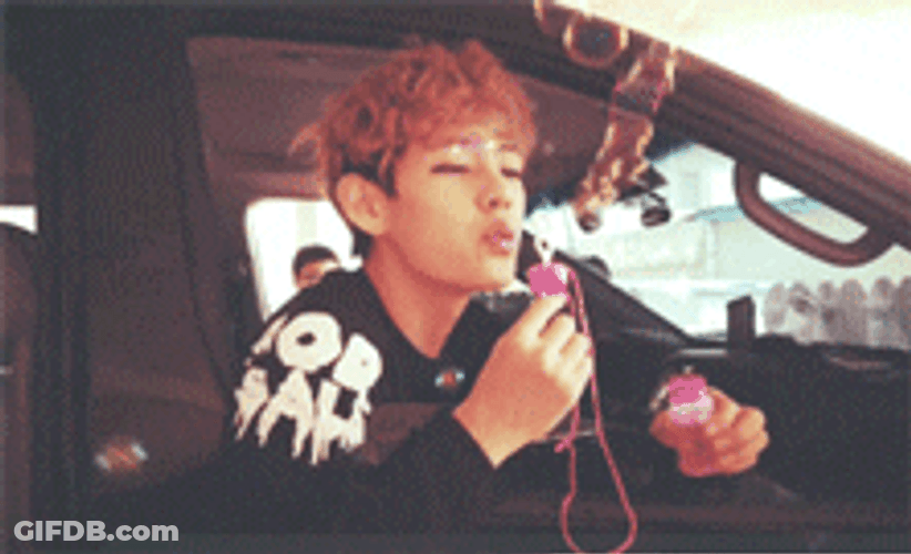 Bts V Kim Taehyung Bubbles GIF