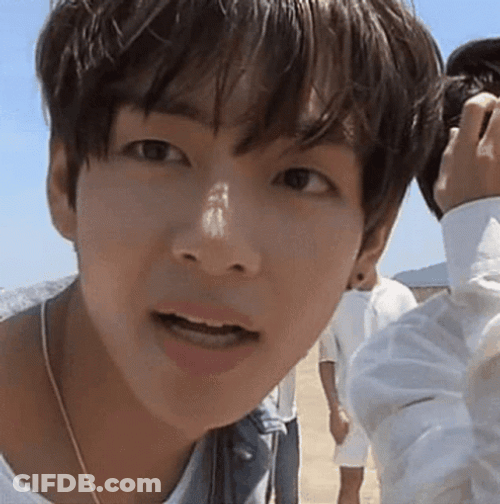 Bts V Kim Taehyung Cute Kiss GIF