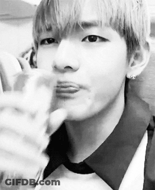 Bts V Kim Taehyung Makes Face Angry GIF