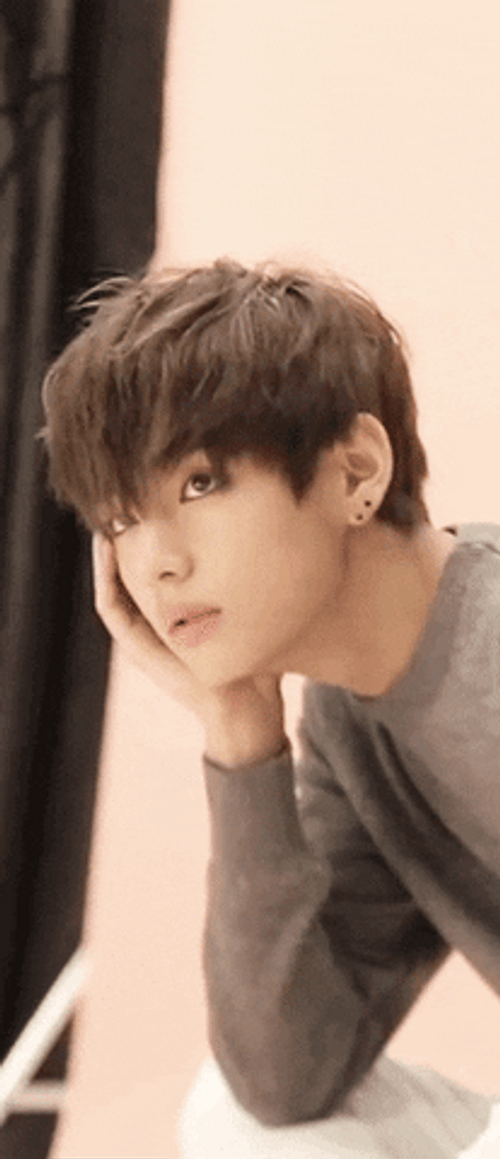 Bts V Kim Taehyung Pose GIF