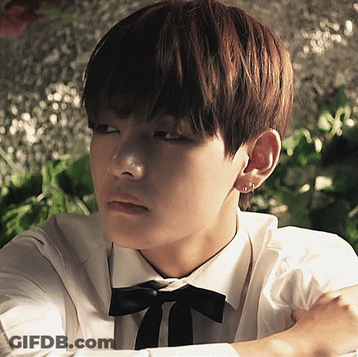 Bts V Kim Taehyung Stare GIF