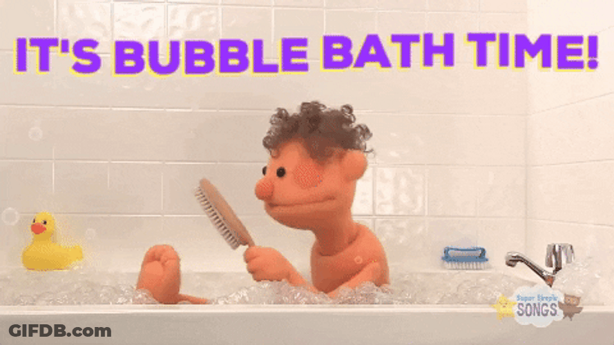 Bubble Bate Self Care GIF