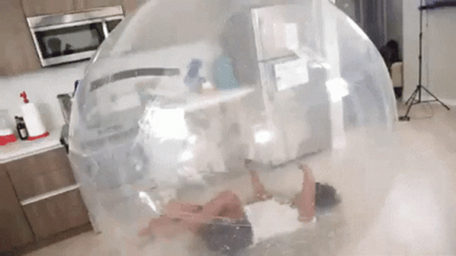 Bubble Boy Wrap Shield GIF