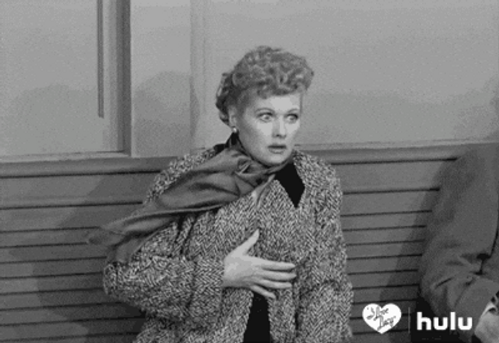 Bubble Guts Stomach Ache Lucille Ball GIF