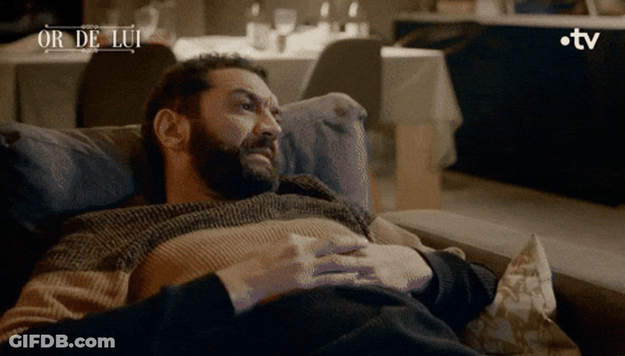 Bubble Guts Woke Up With Stomach Ache GIF
