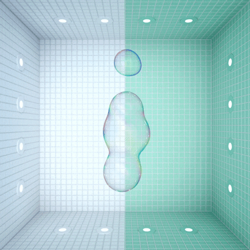 Bubble Letter I Shape GIF