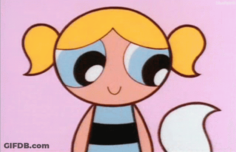 Bubbles Distracted By Wiggling Tail GIF